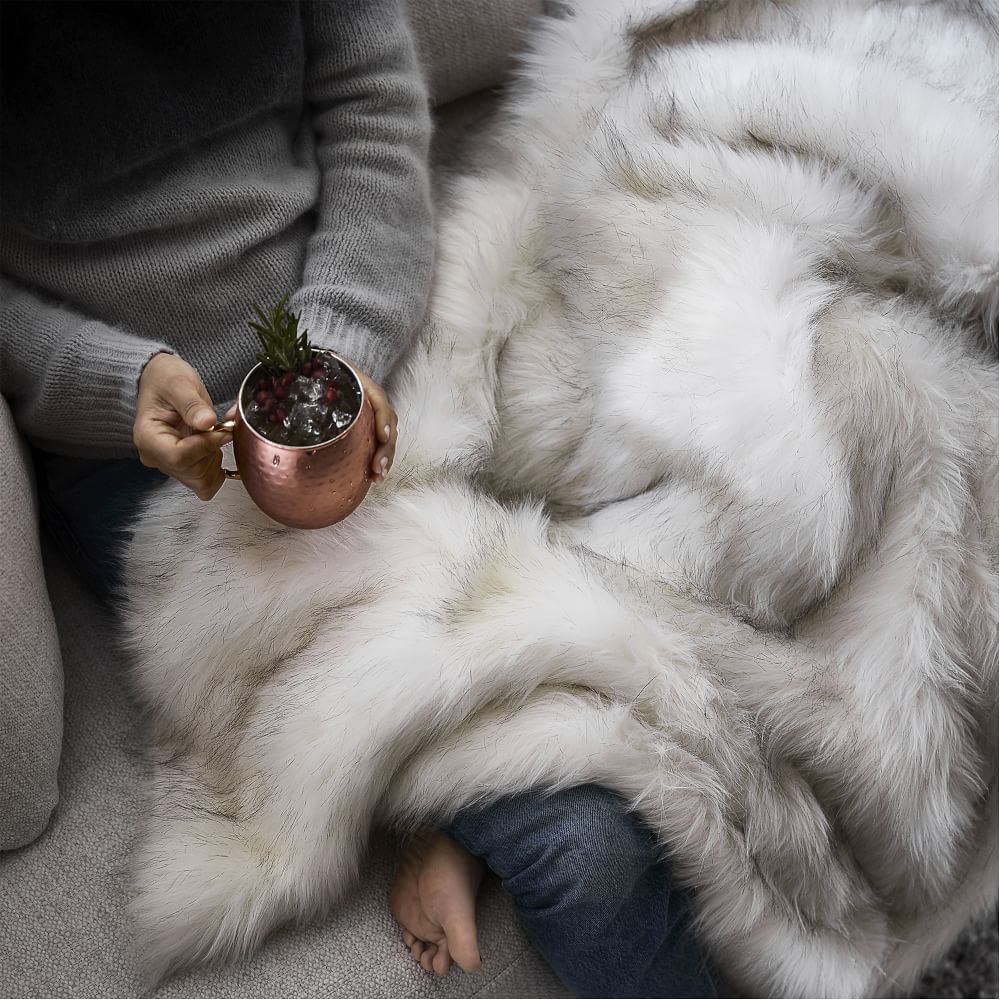 Buy online Faux Fur Throws now | West Elm KSA Buy online Faux Fur Throws now | West Elm KSA