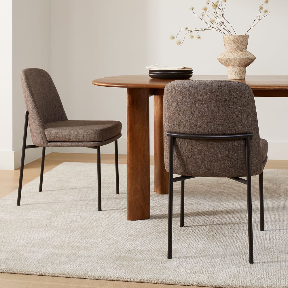 West elm top metal chairs