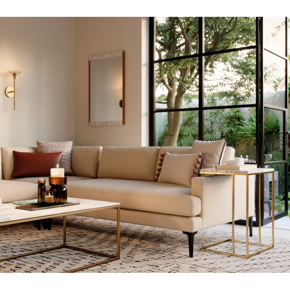 U shaped shop sectional pottery barn