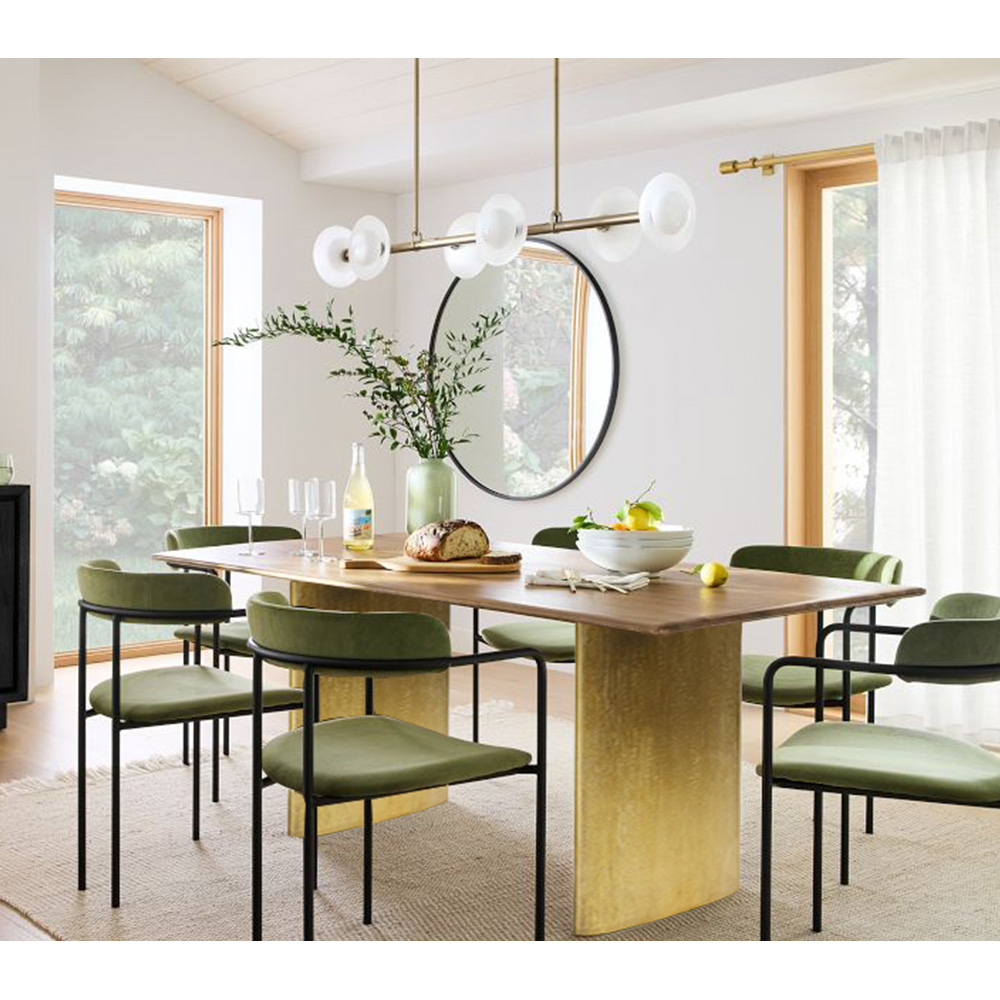 Buy online Anton Wood Dining Table 305cm Metal Legs now West