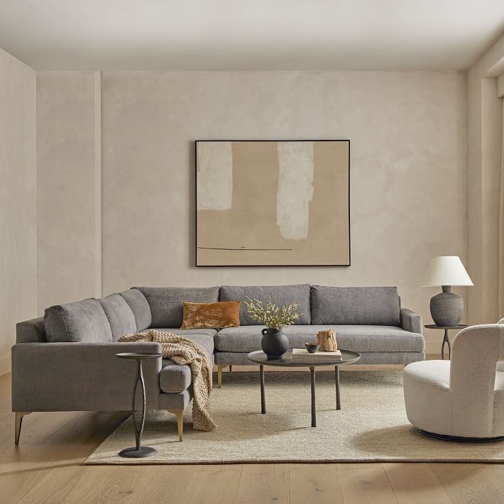 West elm andes deals l shaped sectional