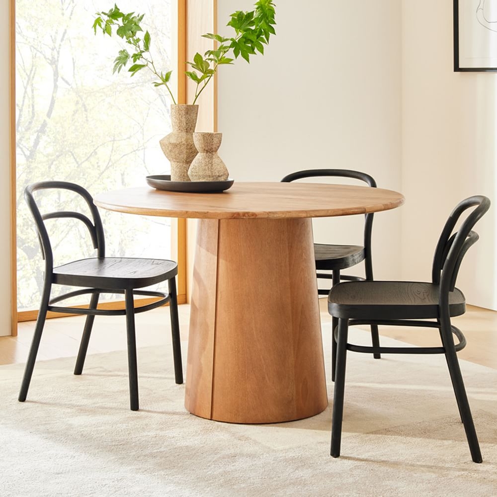 Cb2 spindler shop round dining table