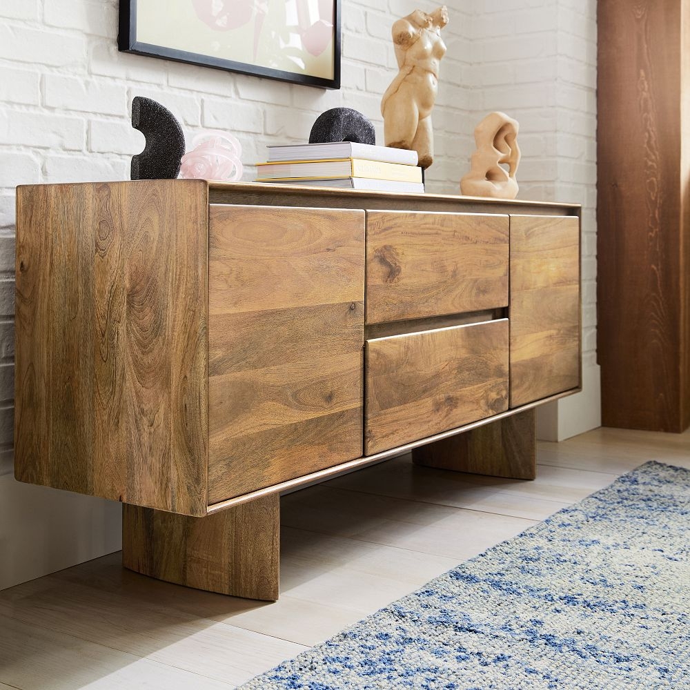 Anton solid sales wood buffet