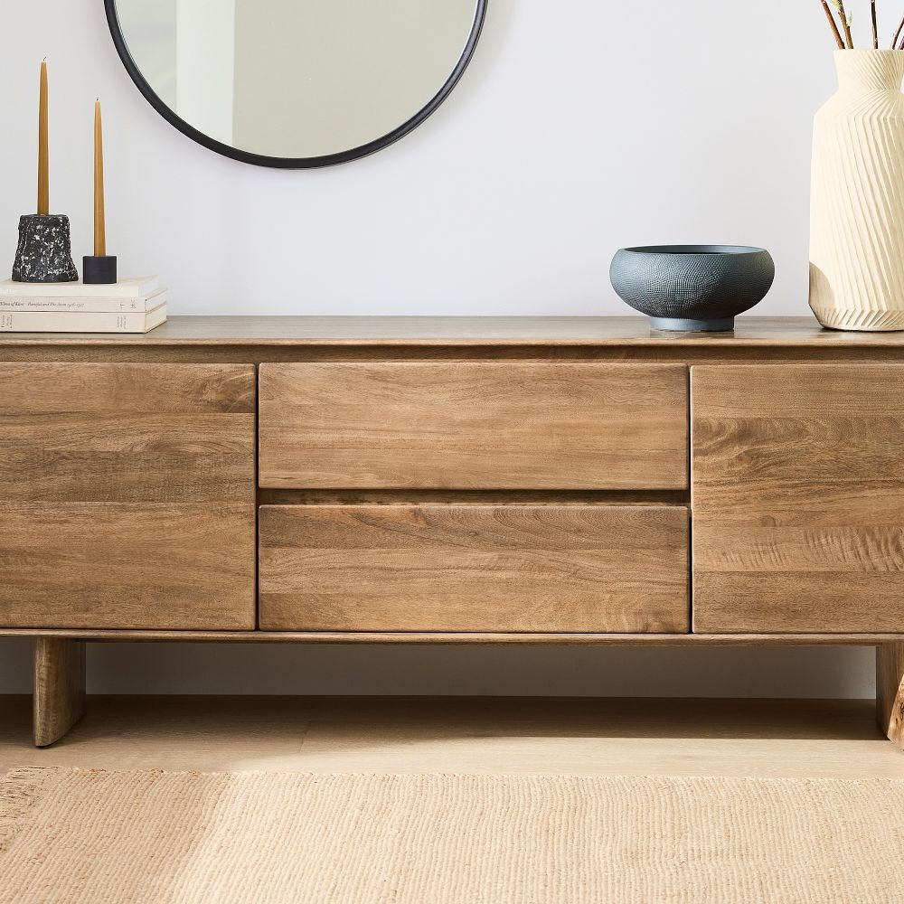 Anton solid sales wood buffet
