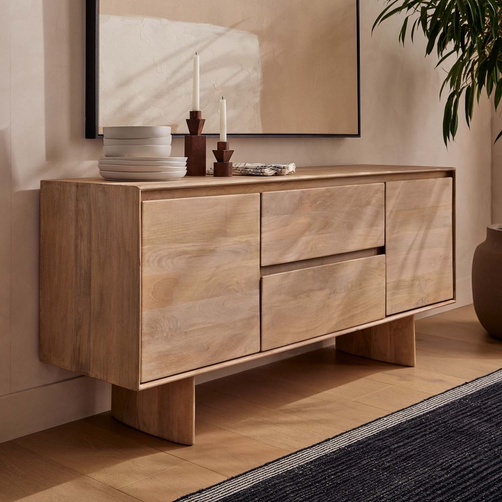 Solid wood buffet sales