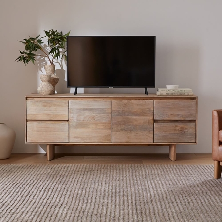 Buy online Anton Solid Wood Media Console 203cm now West Elm