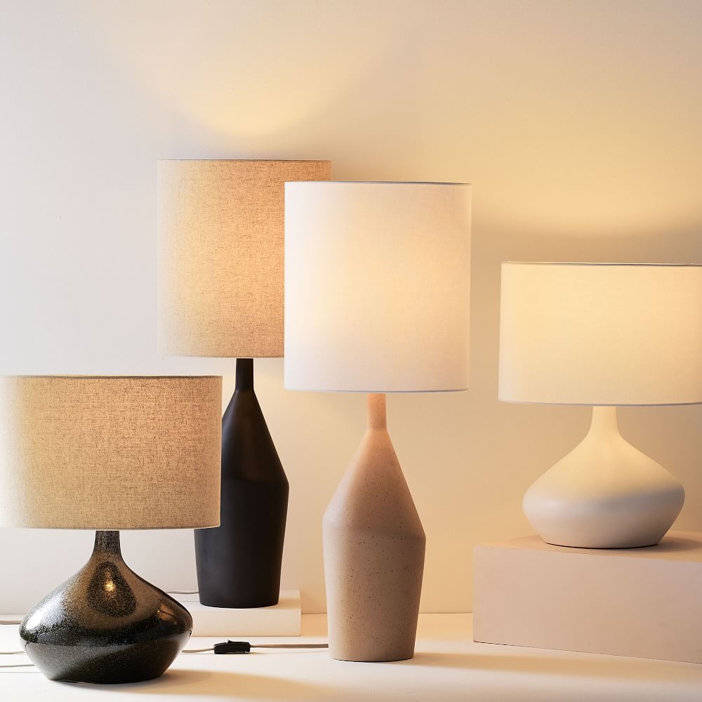 Asymmetry ceramic table hot sale lamp