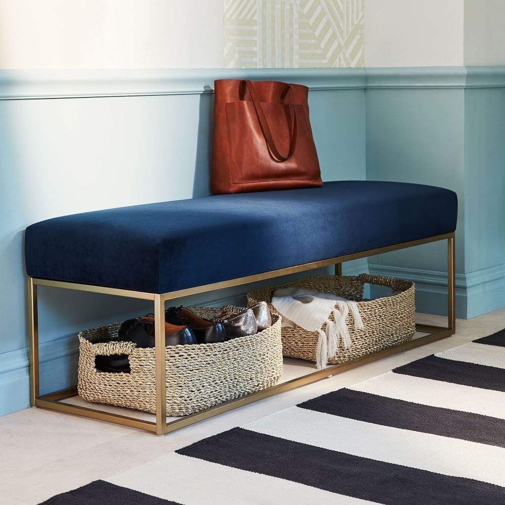Buy online Box Frame Upholstered Bench now West Elm KSA KSA