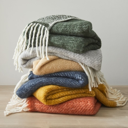 West elm brushed herringbone throw hotsell