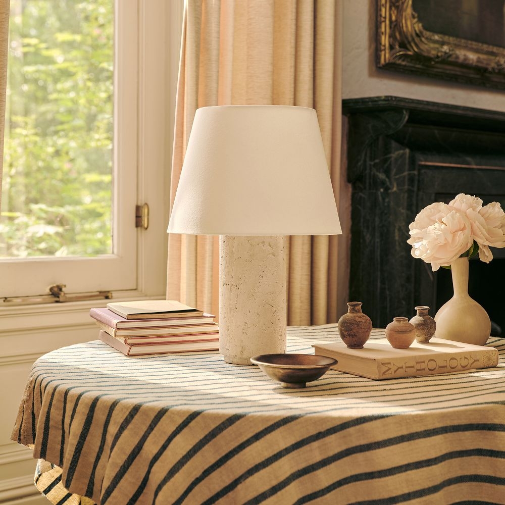 Large round table lamp hot sale