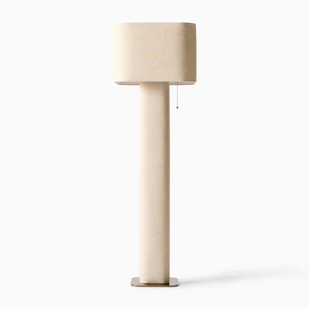 Paper mache hot sale floor lamp