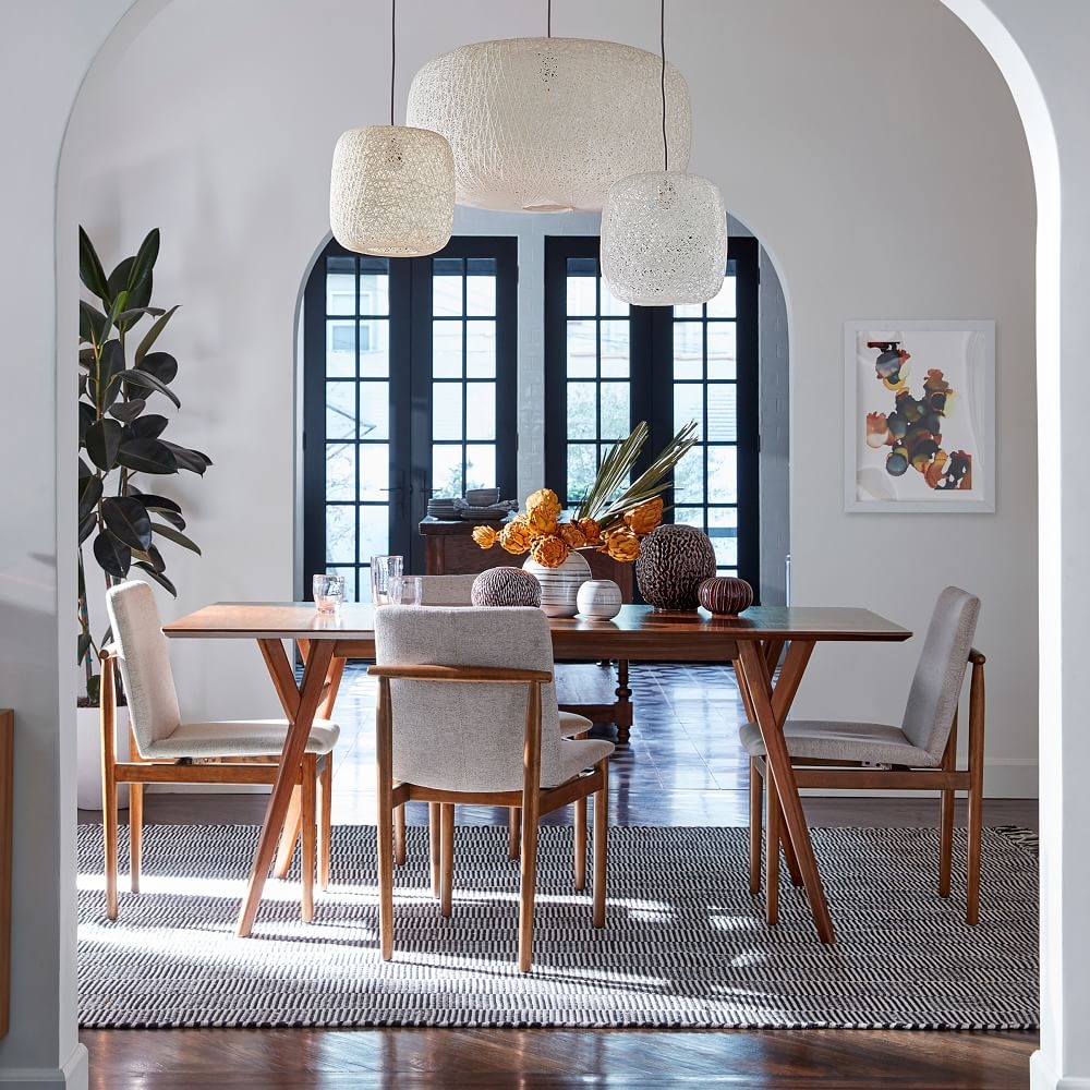West elm framework upholstered dining chair top