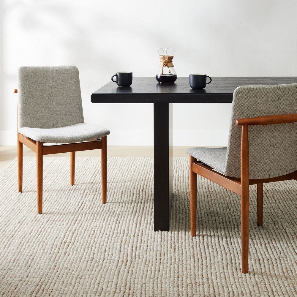 Framework leather best sale dining chair