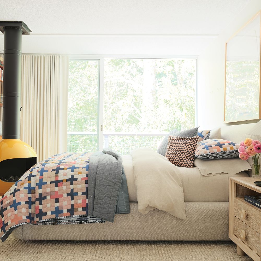 West elm store pebble bed