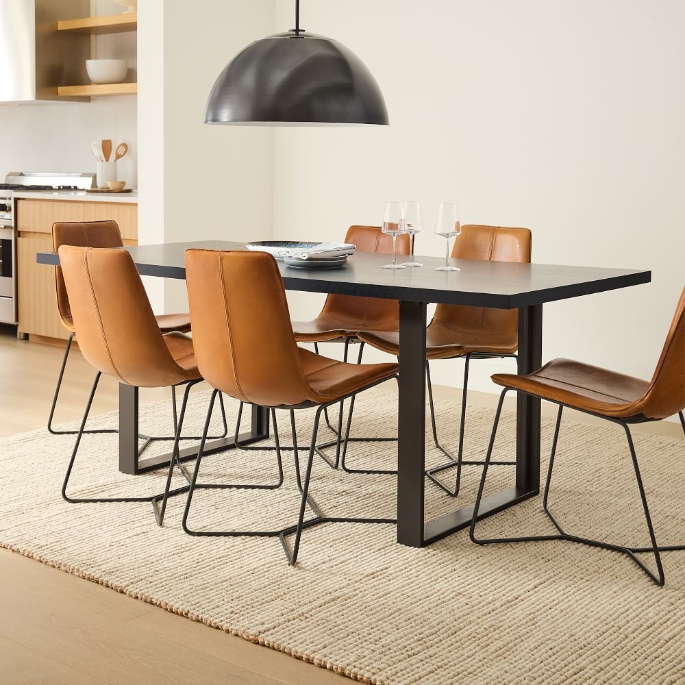 Leather deals slope chair