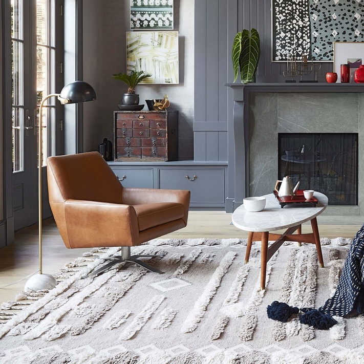 West elm sales lucas swivel chair