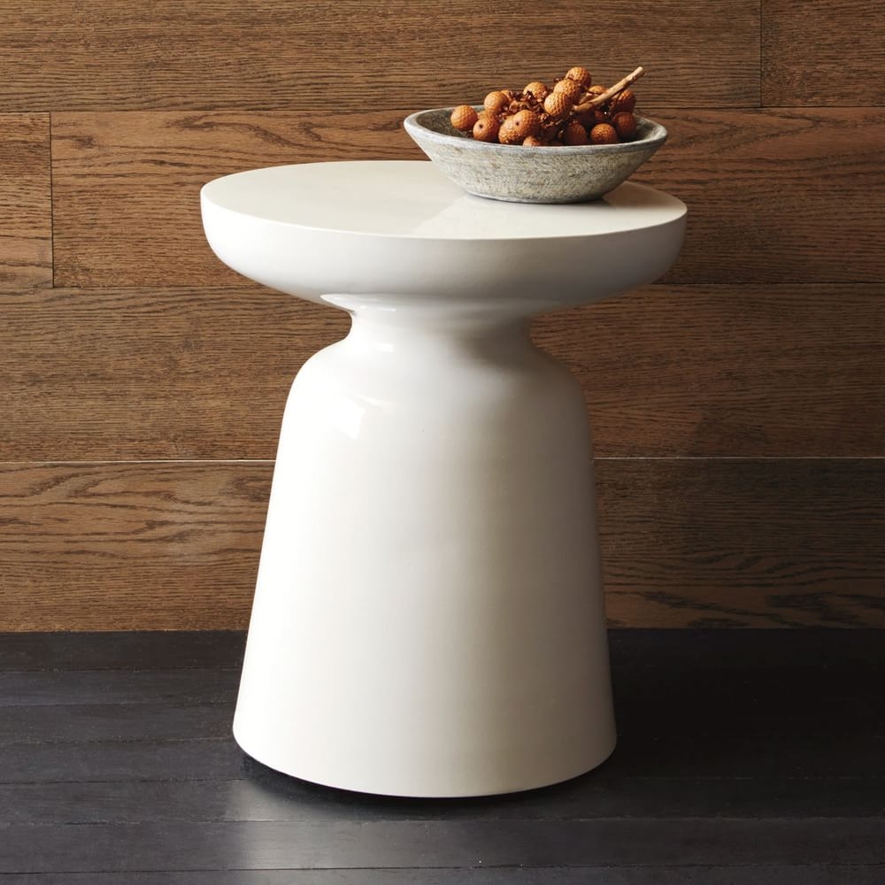 West elm shop ceramic side table
