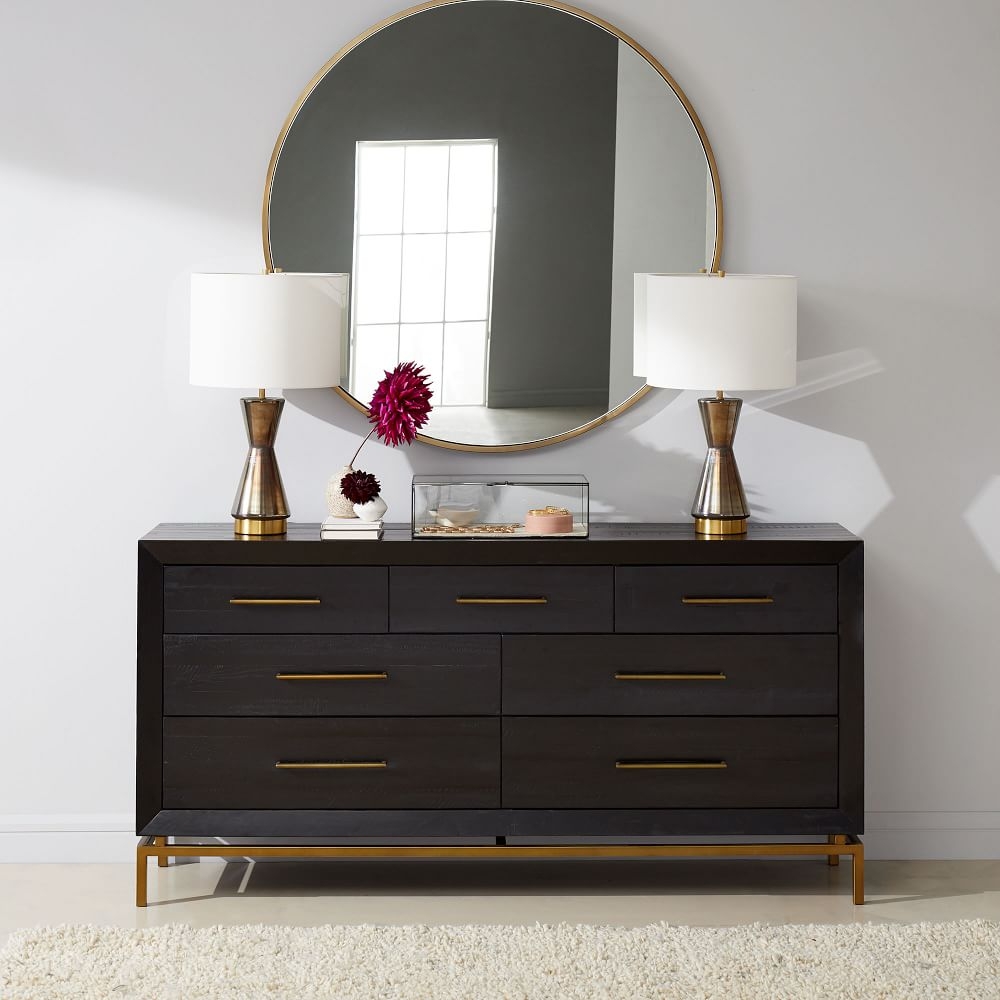 Buy online Metal Frame Oversized 122cm Round Mirror now West Elm