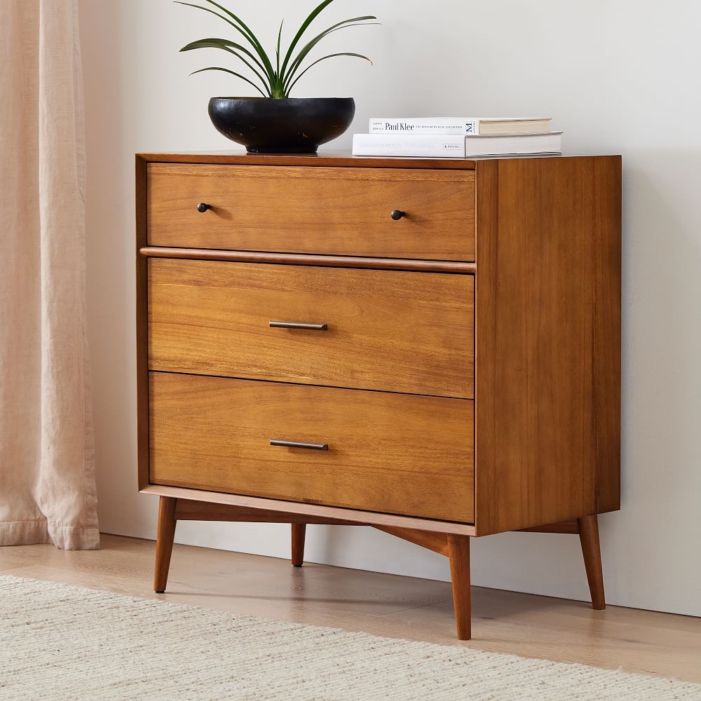 Mid century acorn sales dresser