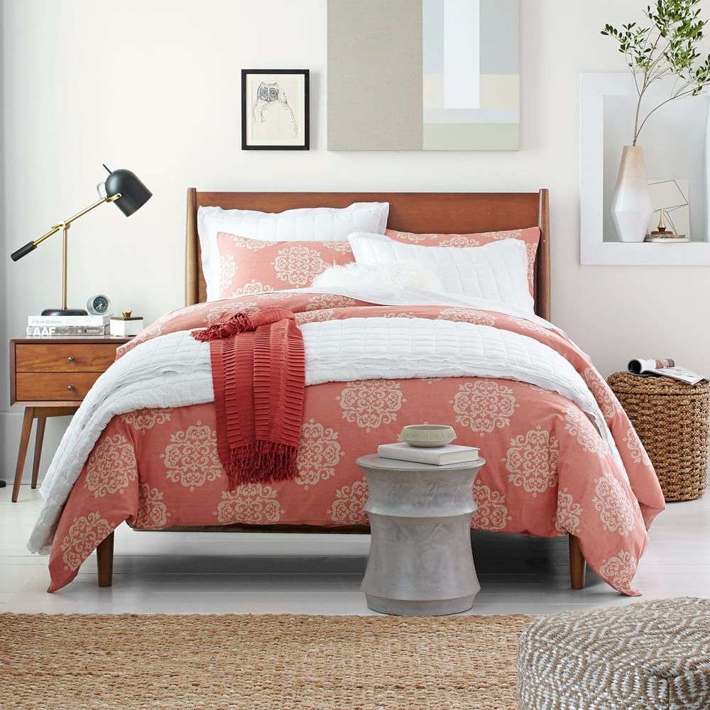 West elm mid online century bed acorn