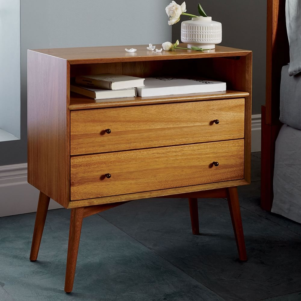 West elm acorn bedside clearance table