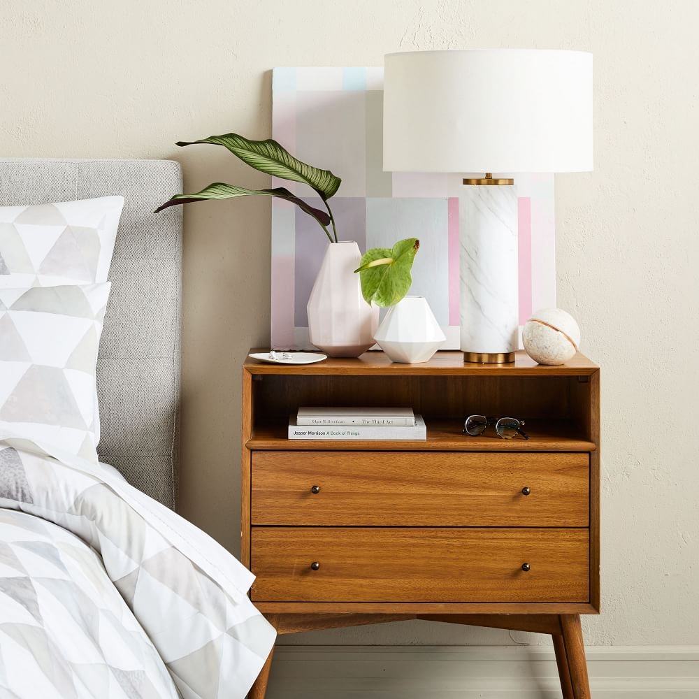 West elm acorn bedside clearance table