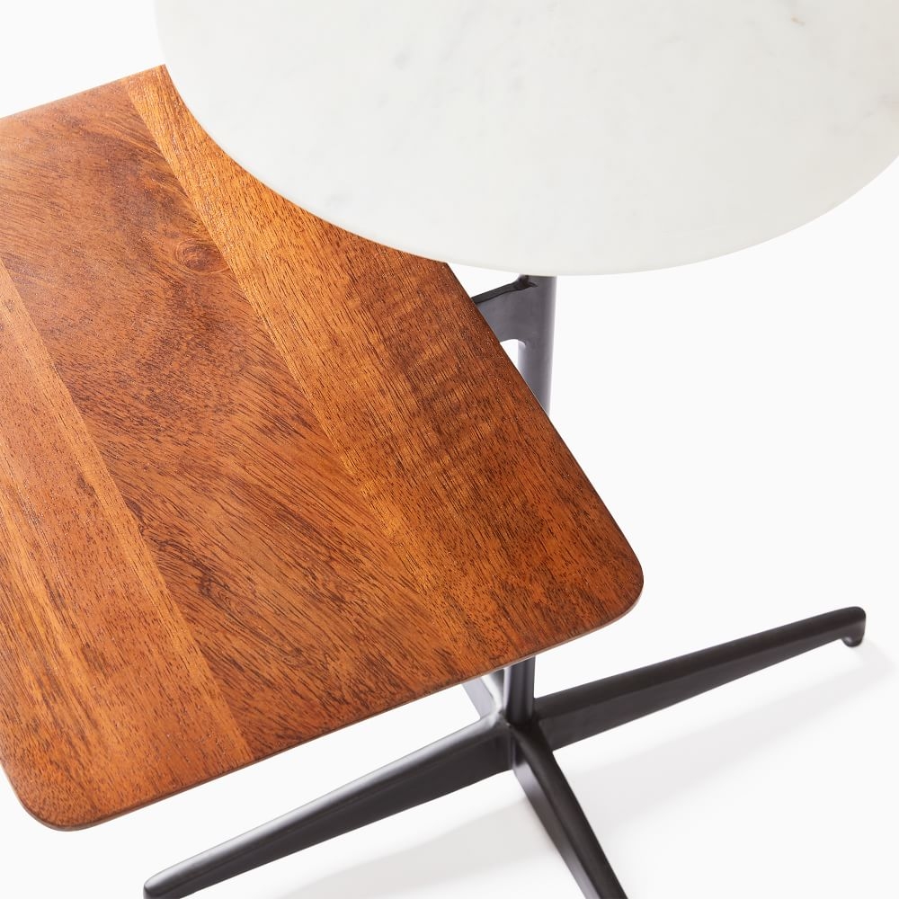 West elm mid 2025 century drink table