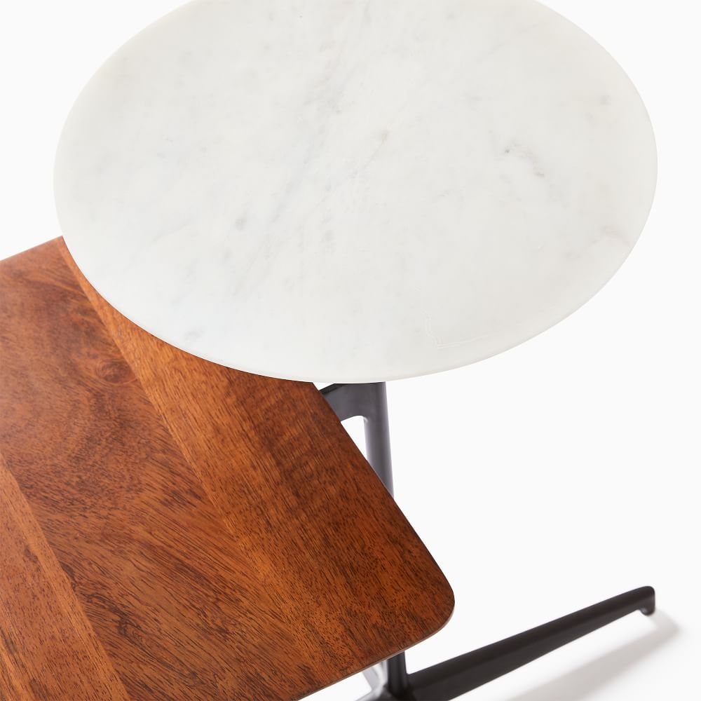 West elm mid century drink table top