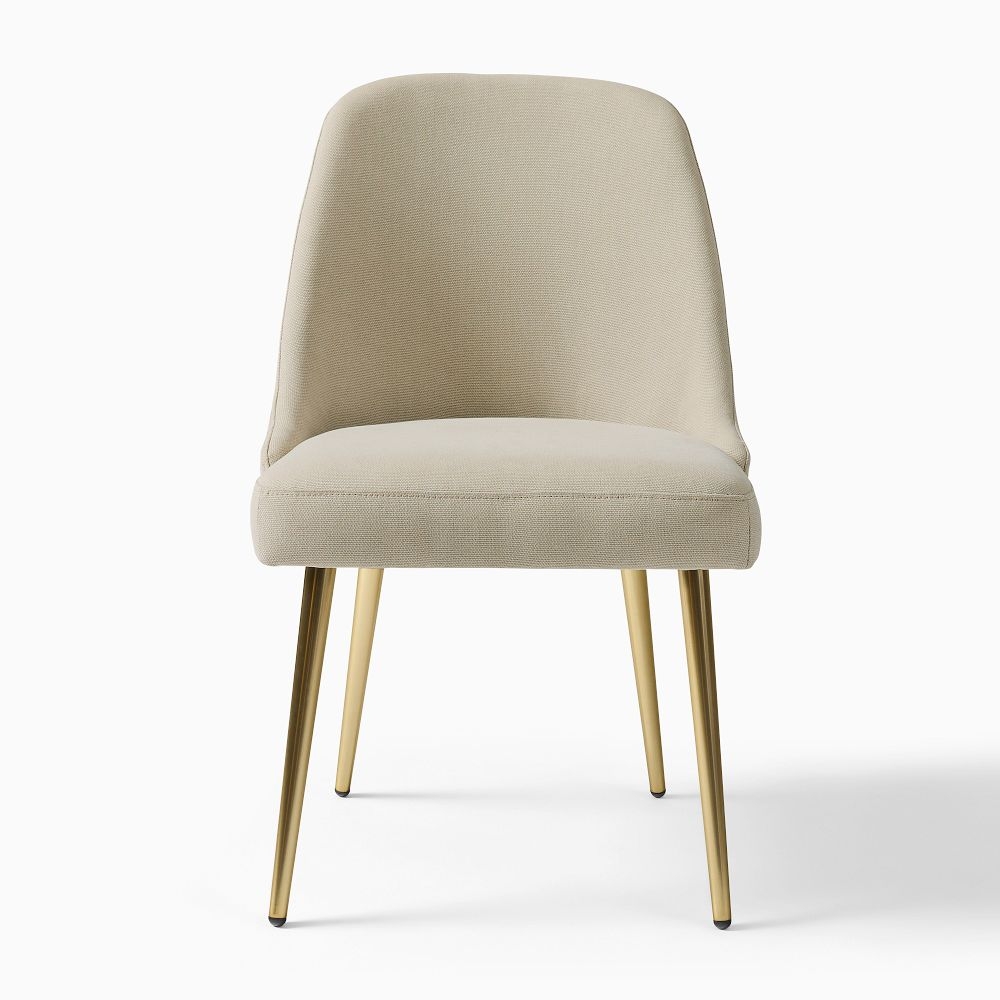 Mid century upholstered dining outlet chair west elm