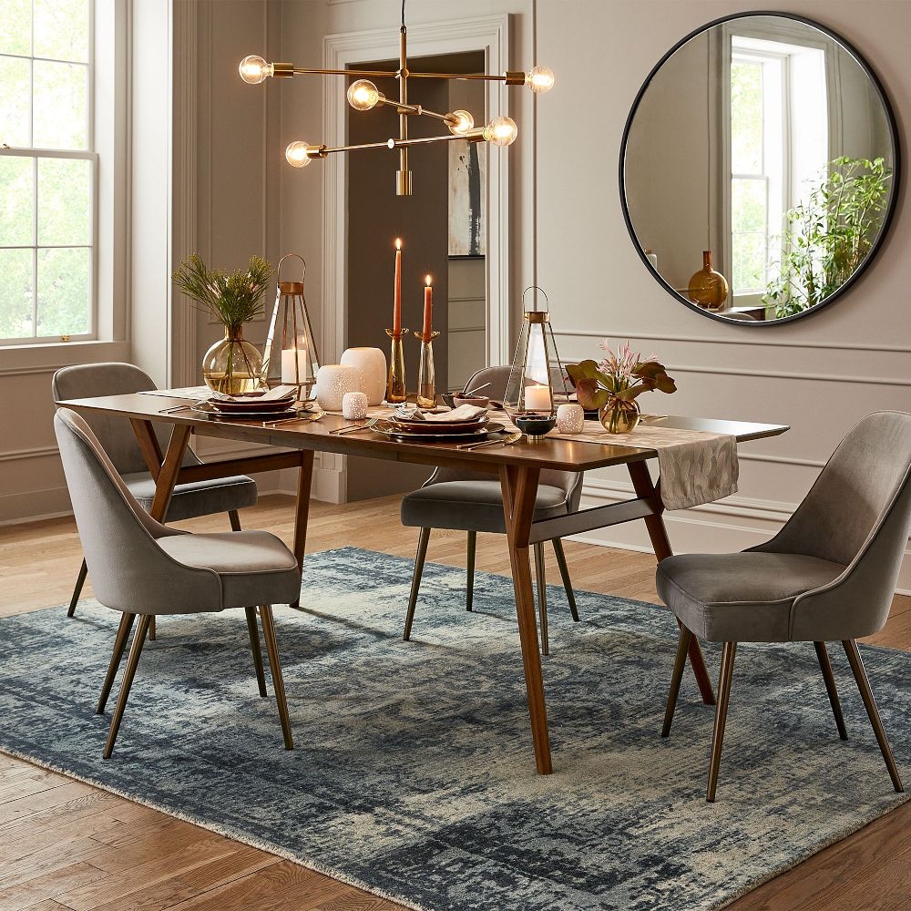 Dining table and chairs sales with metal legs