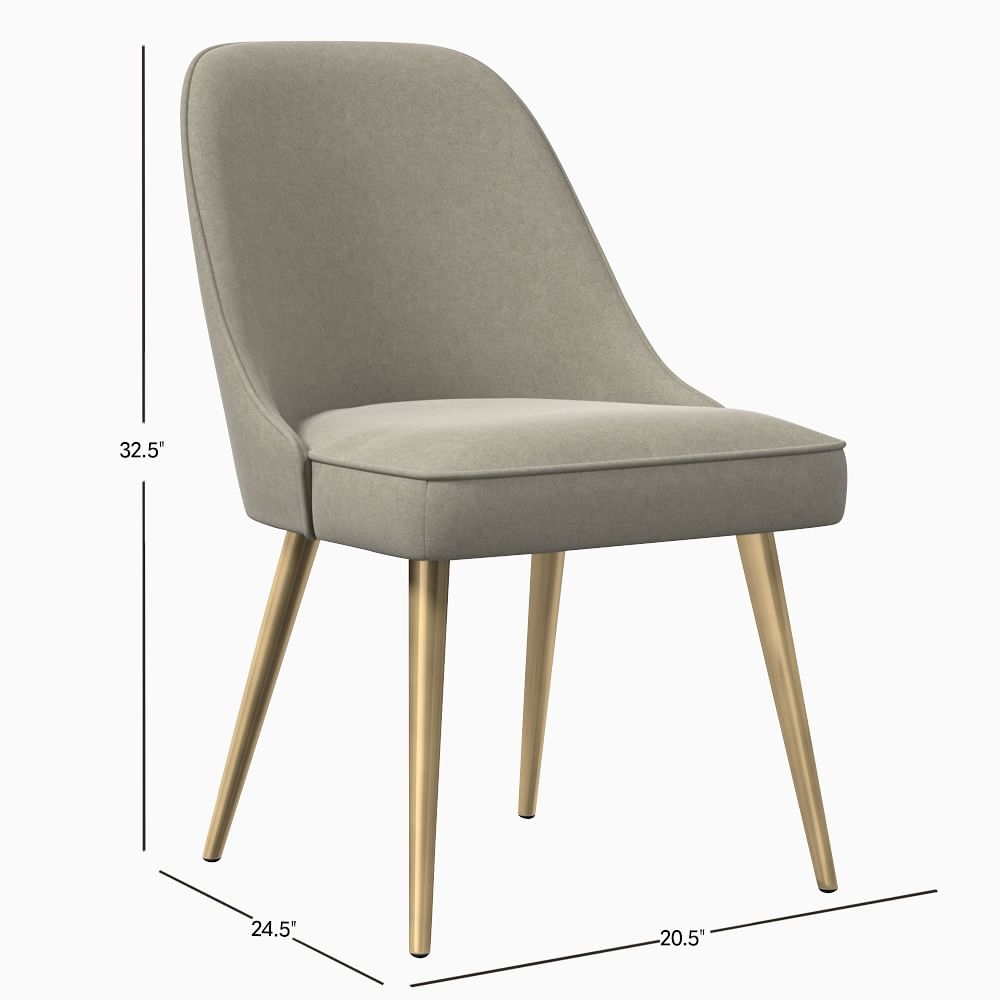 West elm mid century shop upholstered chair