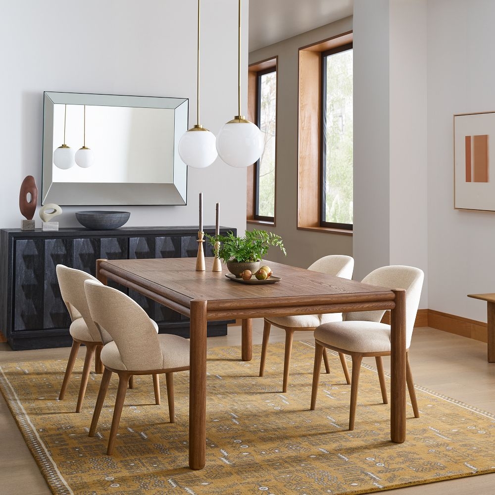 Expandable kitchen shop table sets