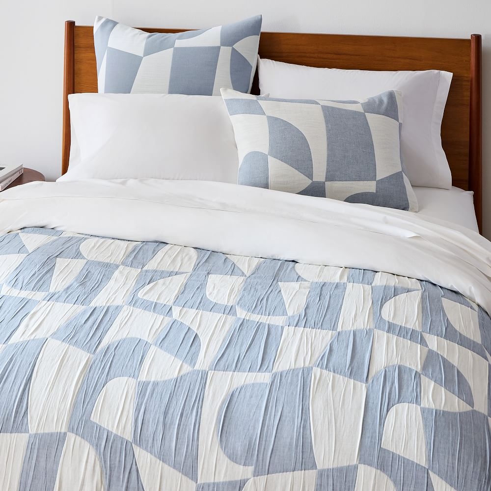 Buy online Modern Shapes Matelasse Duvet Cover Shams now West