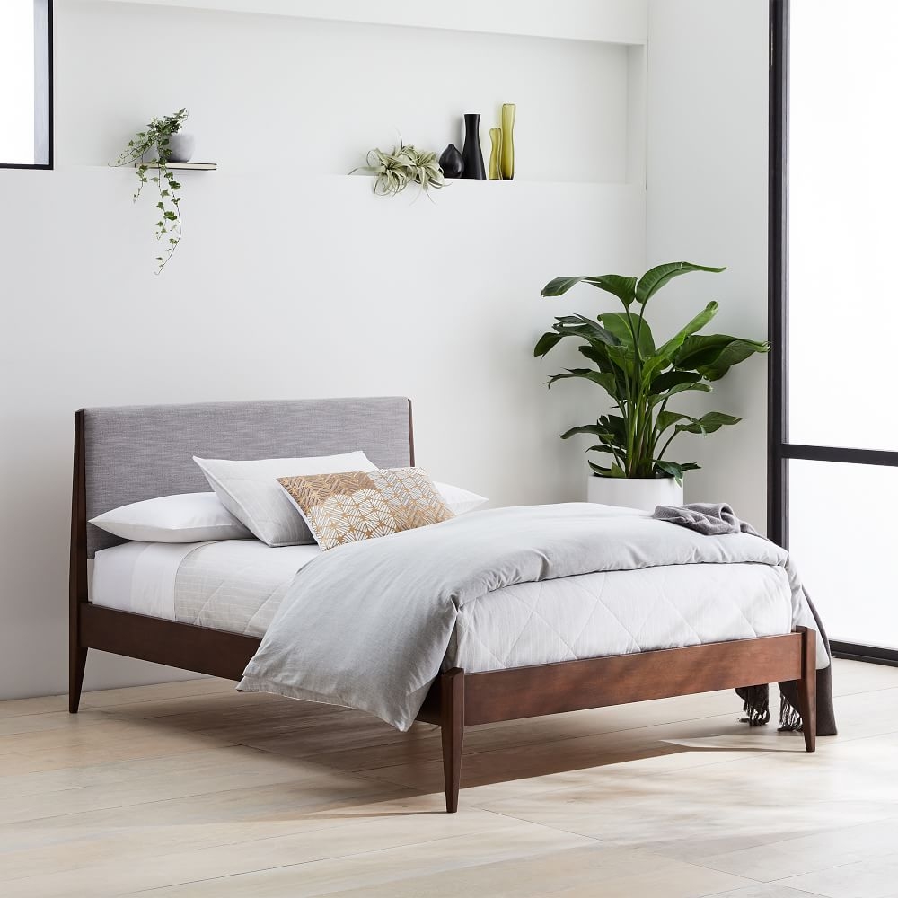 Buy online Modern Show Wood Bed now West Elm KSA KSA