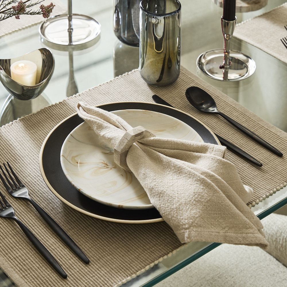 Stone best sale napkin rings