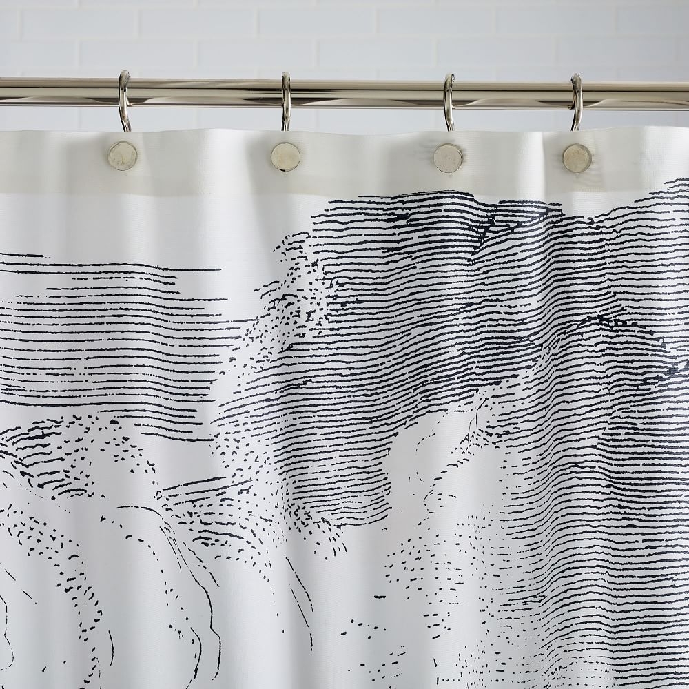 Organic Cloud Shower Curtain