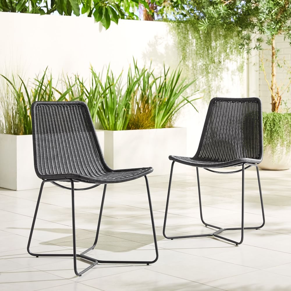 West elm outdoor slope chair sales