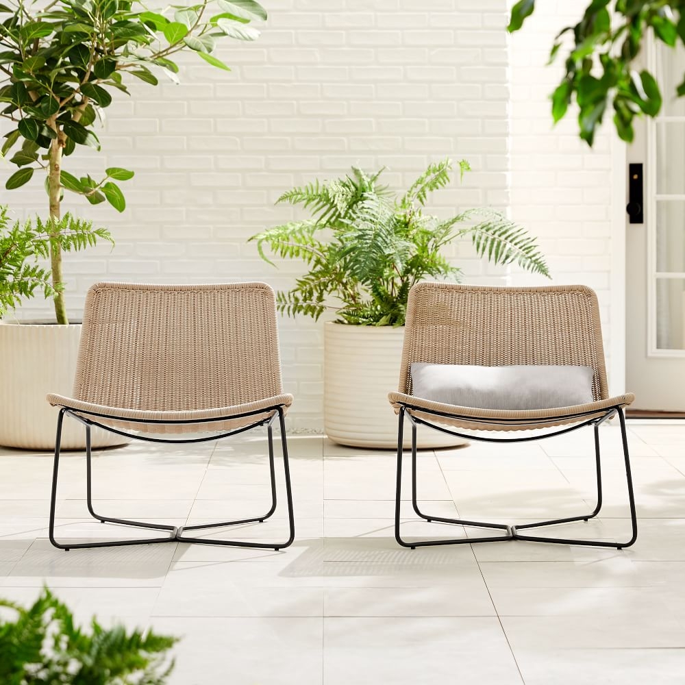 West elm slope lounge chair outlet