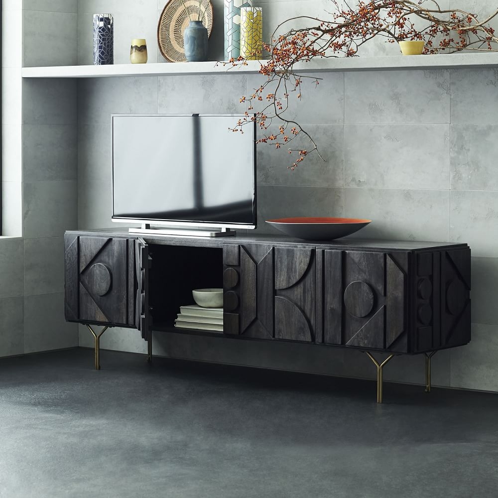 West elm deals pictograph media console