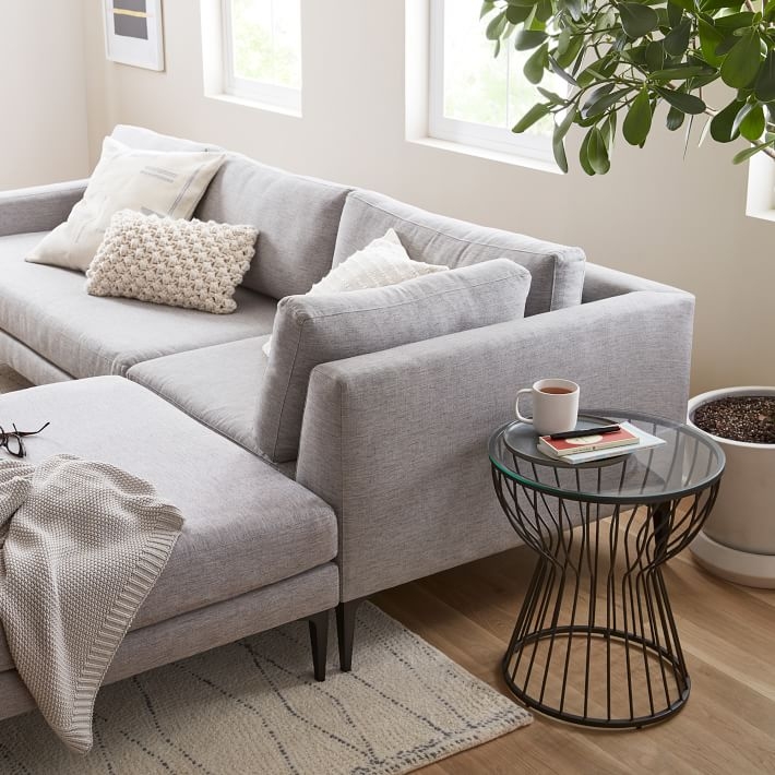 West elm pillar side on sale table