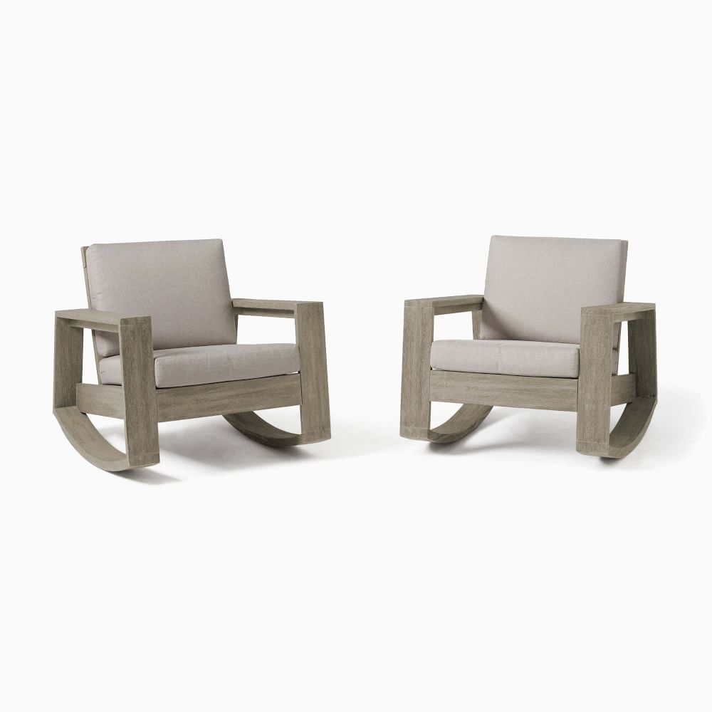 West elm outdoor rocking best sale chair