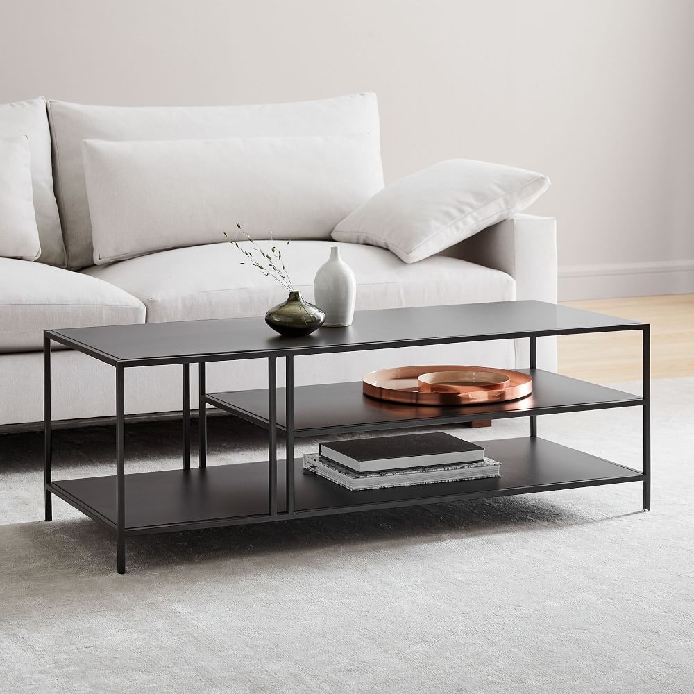 West elm square shop coffee table
