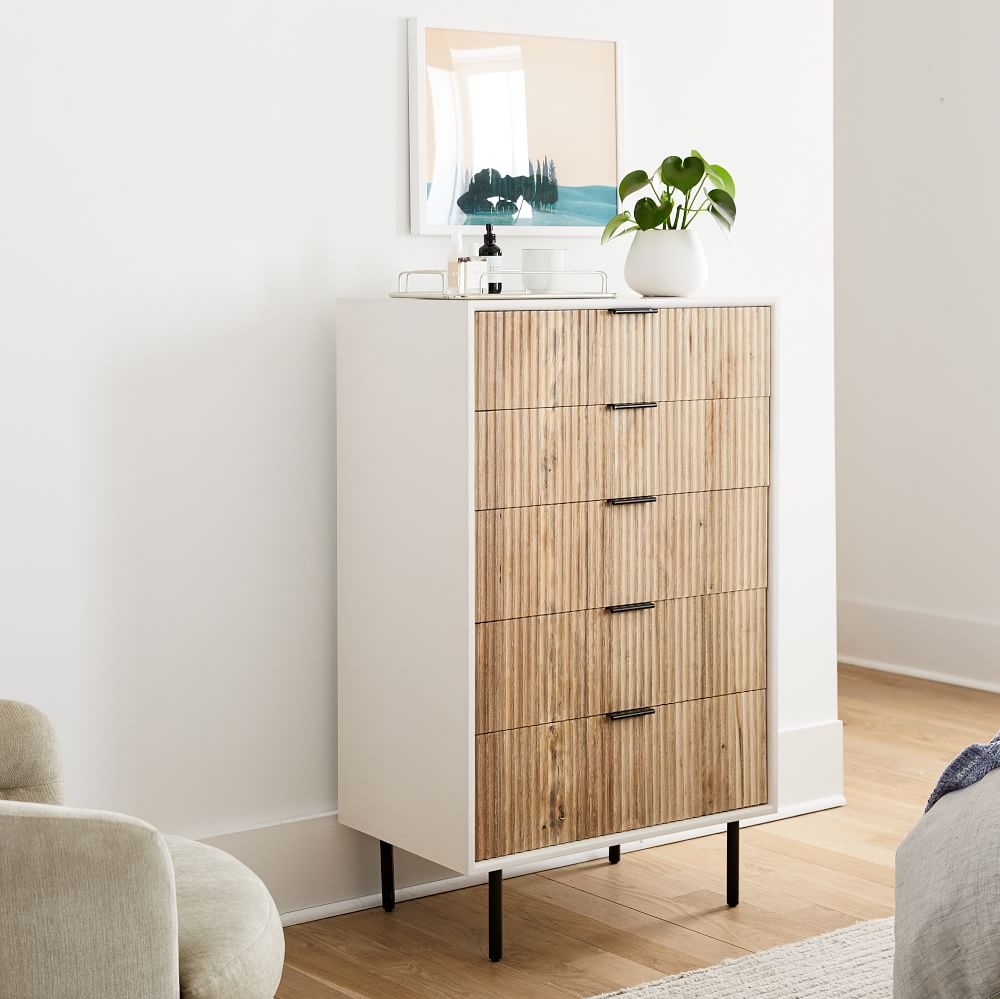 West elm 5 store drawer dresser