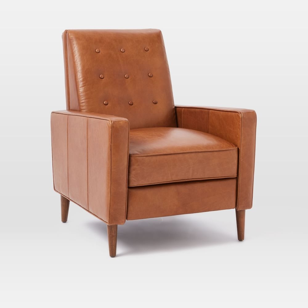West elm leather recliner hotsell