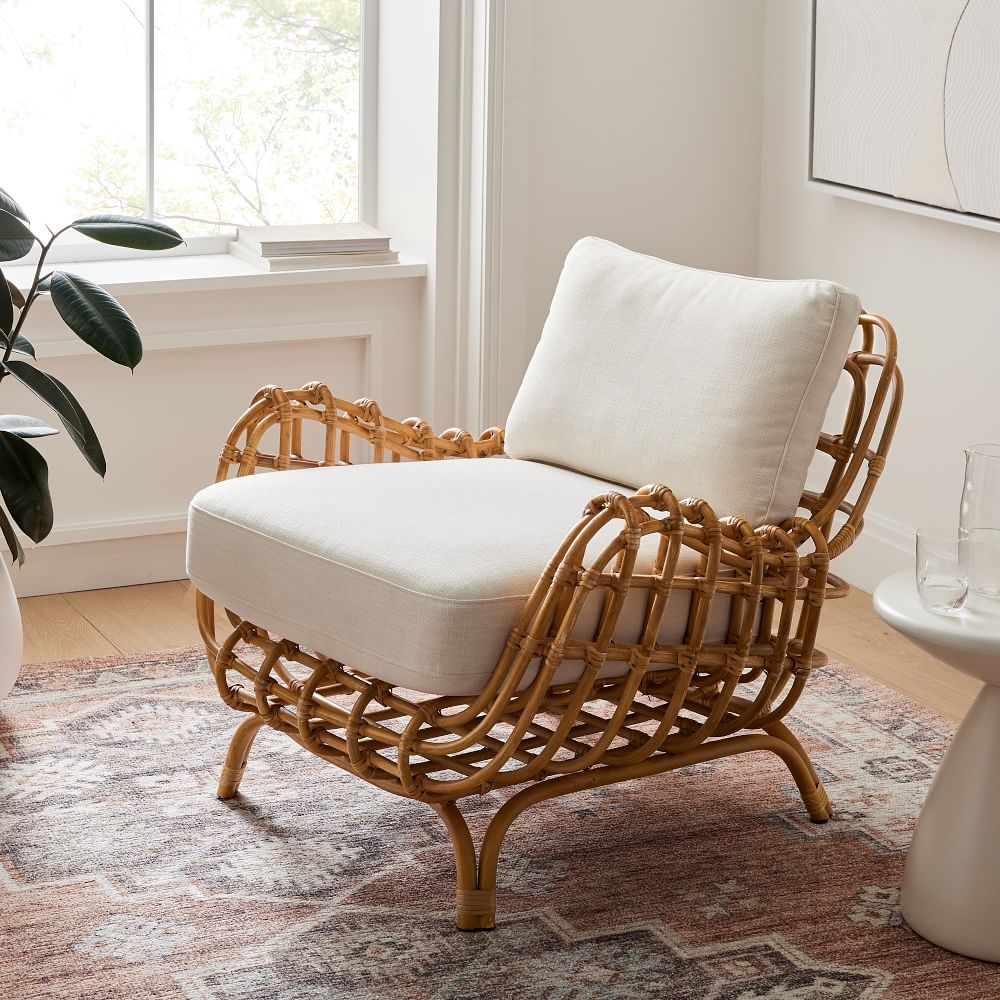 Rattan sales feature chair