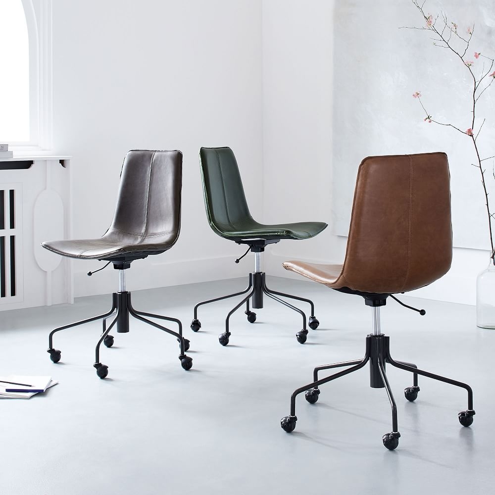 West elm swivel cheap office chair
