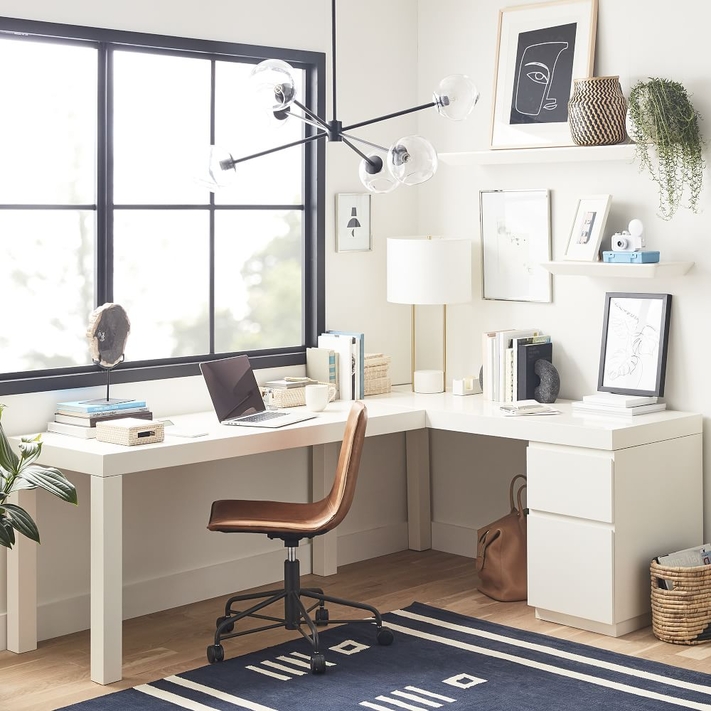 Slope leather swivel office chair sale