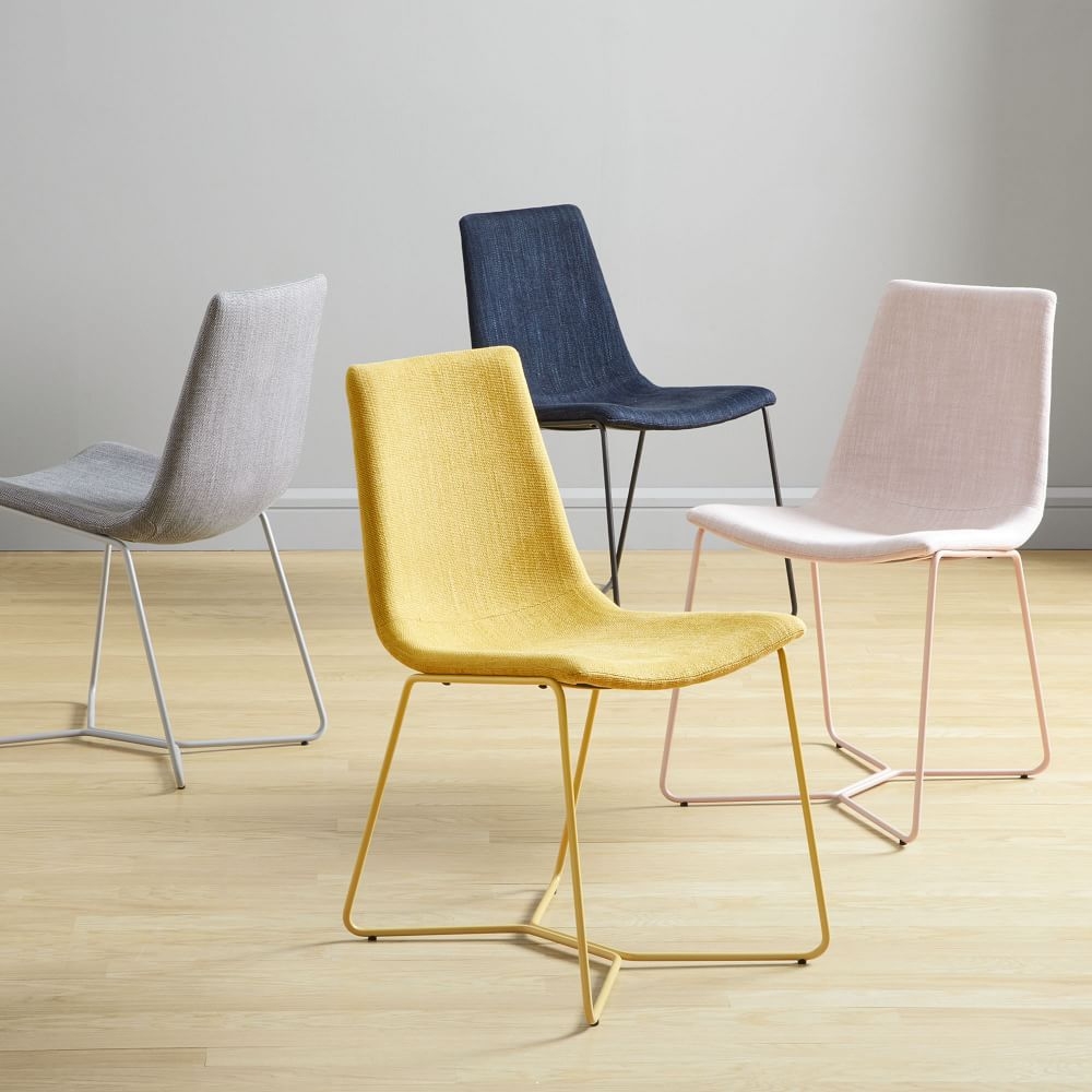 Buy online Slope Upholstered Dining Chair now West Elm KSA KSA
