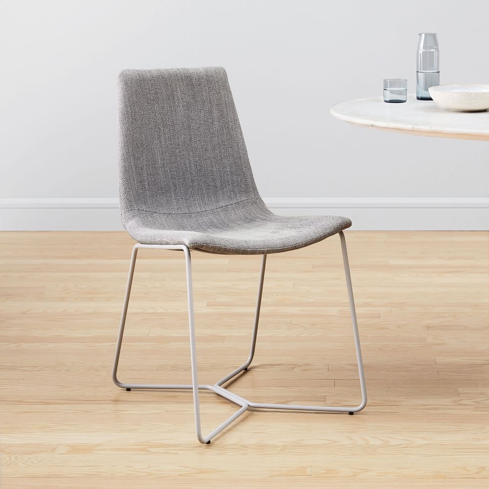 West elm slope upholstered dining chair cheap