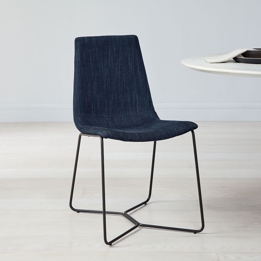 West elm slope upholstered dining chair hotsell